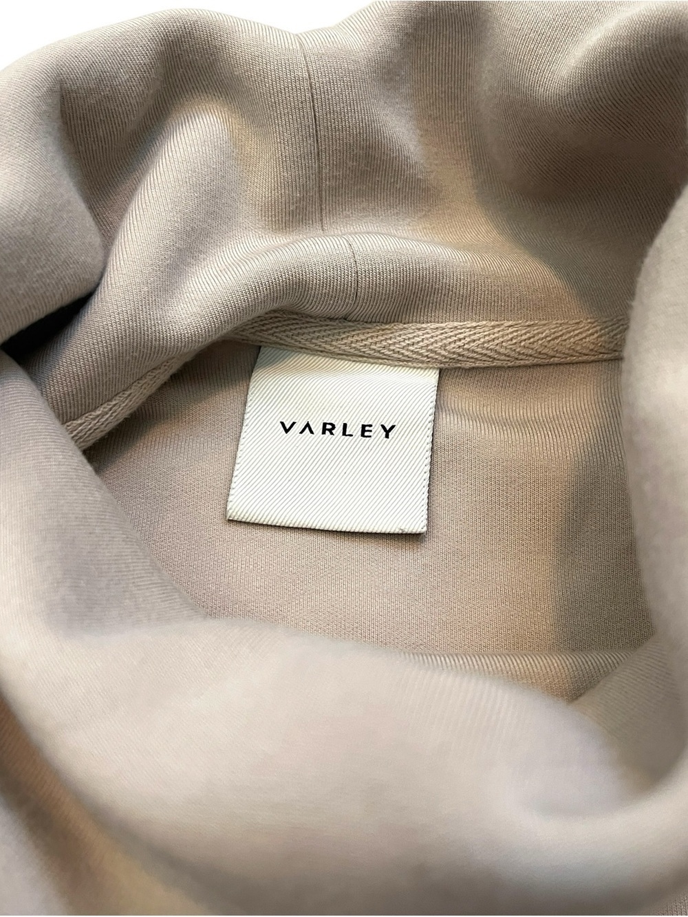 Varley Freya DoubleSoft Cinch Waist Sweatshirt M Taupe Athleisure - Picture 6 of 12